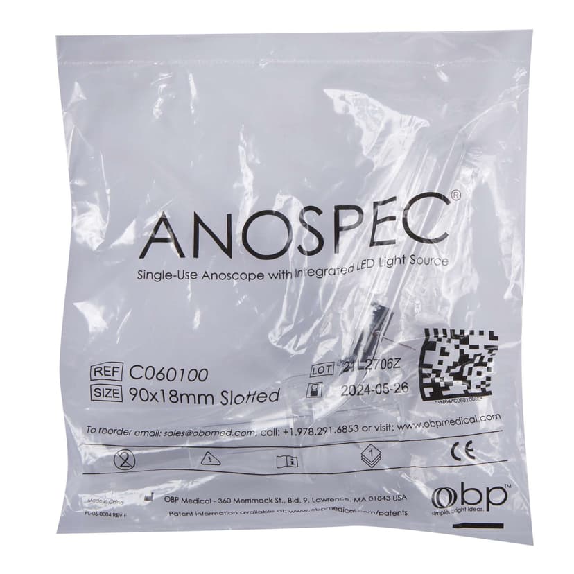 Anospec Single-Use Anoscope with Integrated LED Light