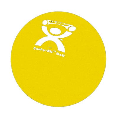 CanDo Cushy-Air Hand Ball, 10 Inch, Yellow - Image 1