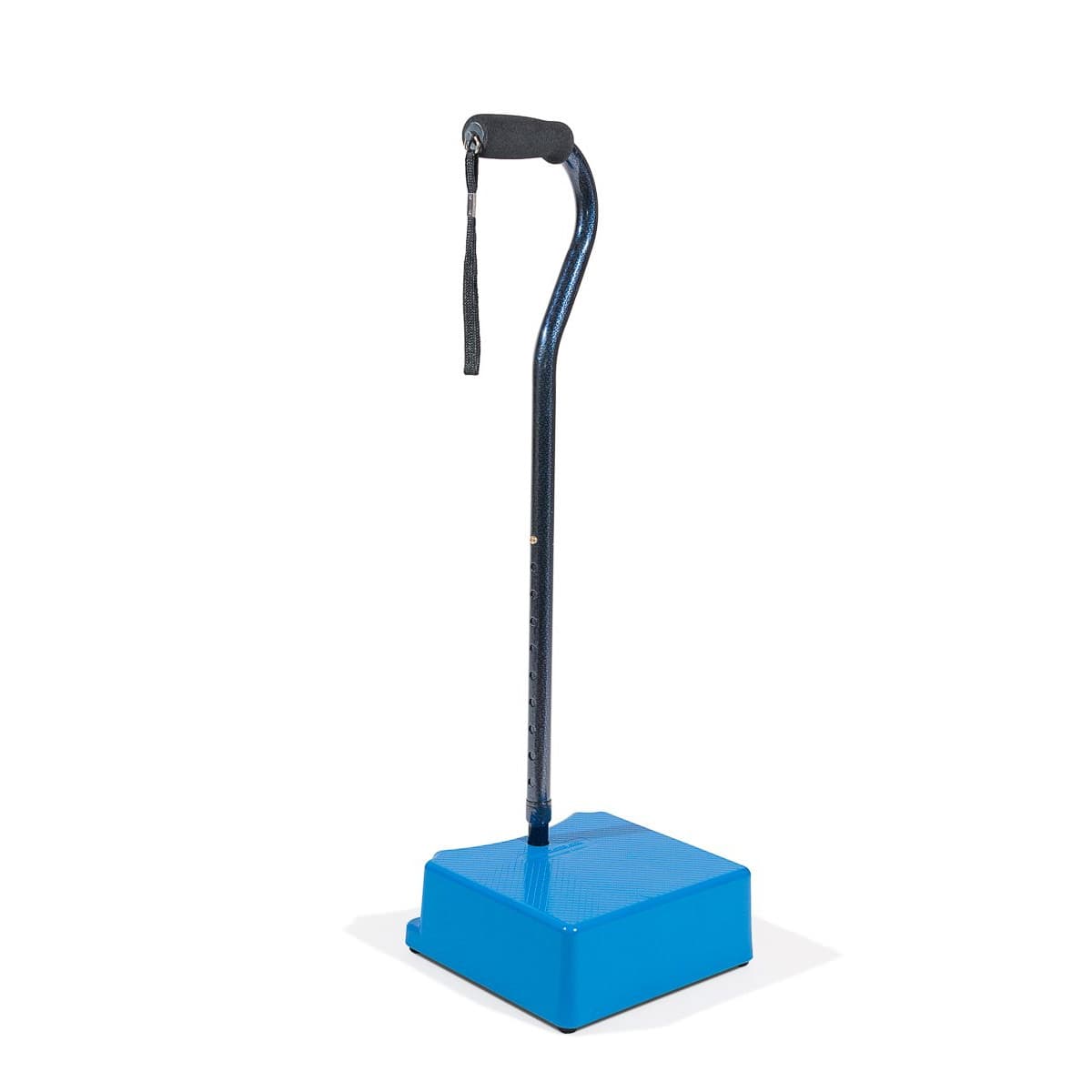 EZ-Step Stair Climbing Ice Blue Cane with Blue Base - Each - Image 1