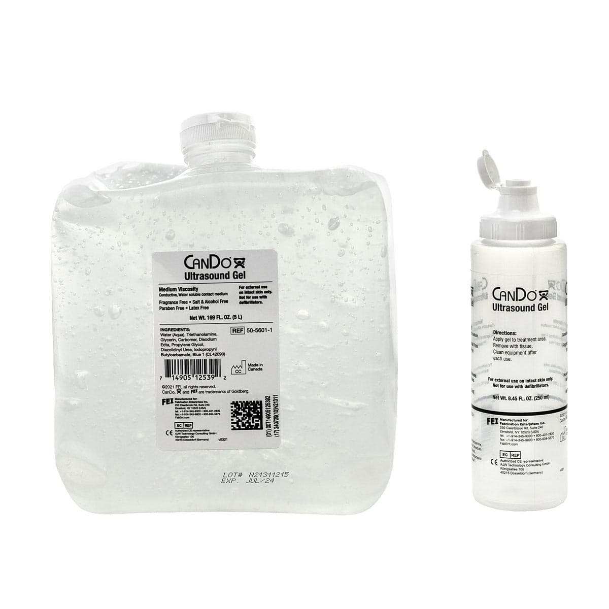 CanDo Ultrasound Gel, 5 Liters - Image 1