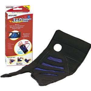 Health Enterprises 360deg Cold Therapy Wrist Brace, Black - Image 1