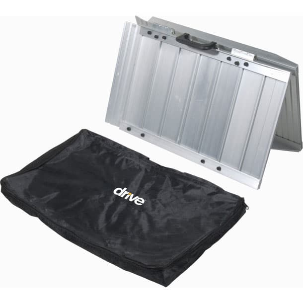 Drive Single Fold Wheelchair and Scooter Ramp, 4' x 26.5" - Image 1