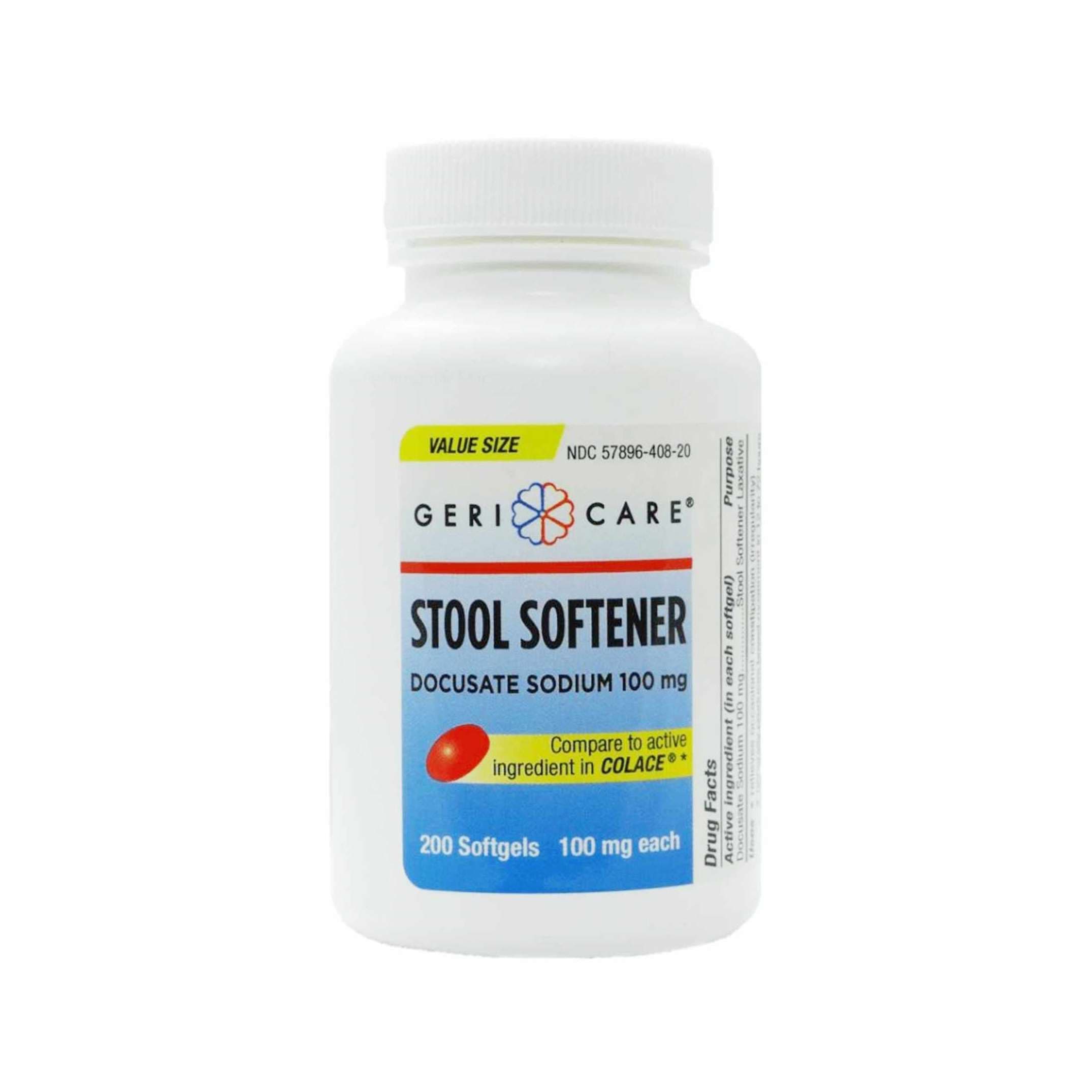 Geri-Care Docusate Sodium Stool Softener Bottle - 1 Bottle - Image 1