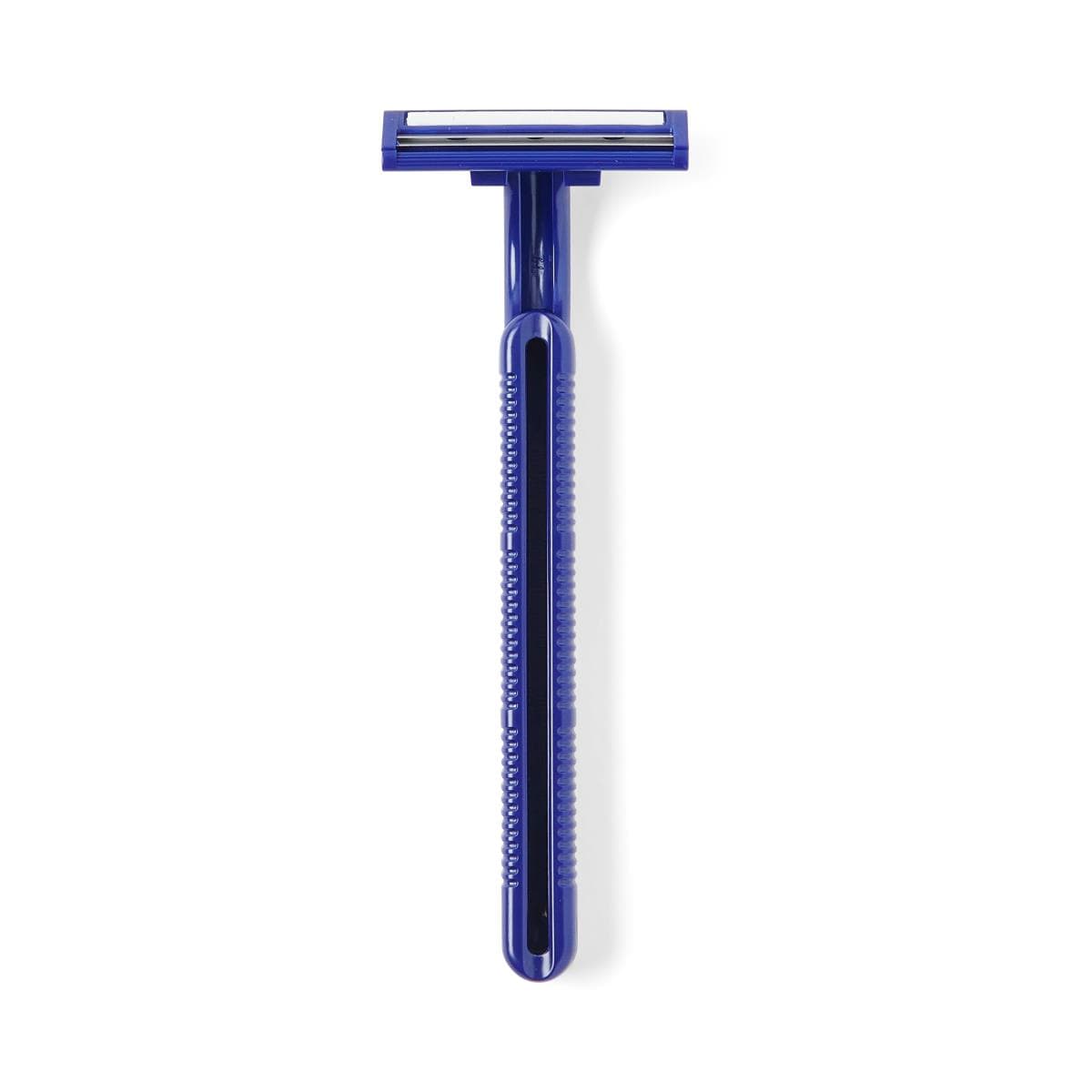 Medline Disposable Facial Razors with Twin Blades and Lubrication Strip - Box of 50 - Image 1