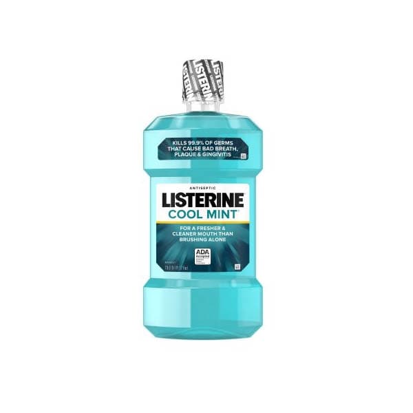 Listerine Mouthwash, Mint Flavor, 1.5 Liter - Case of 6 - Image 1