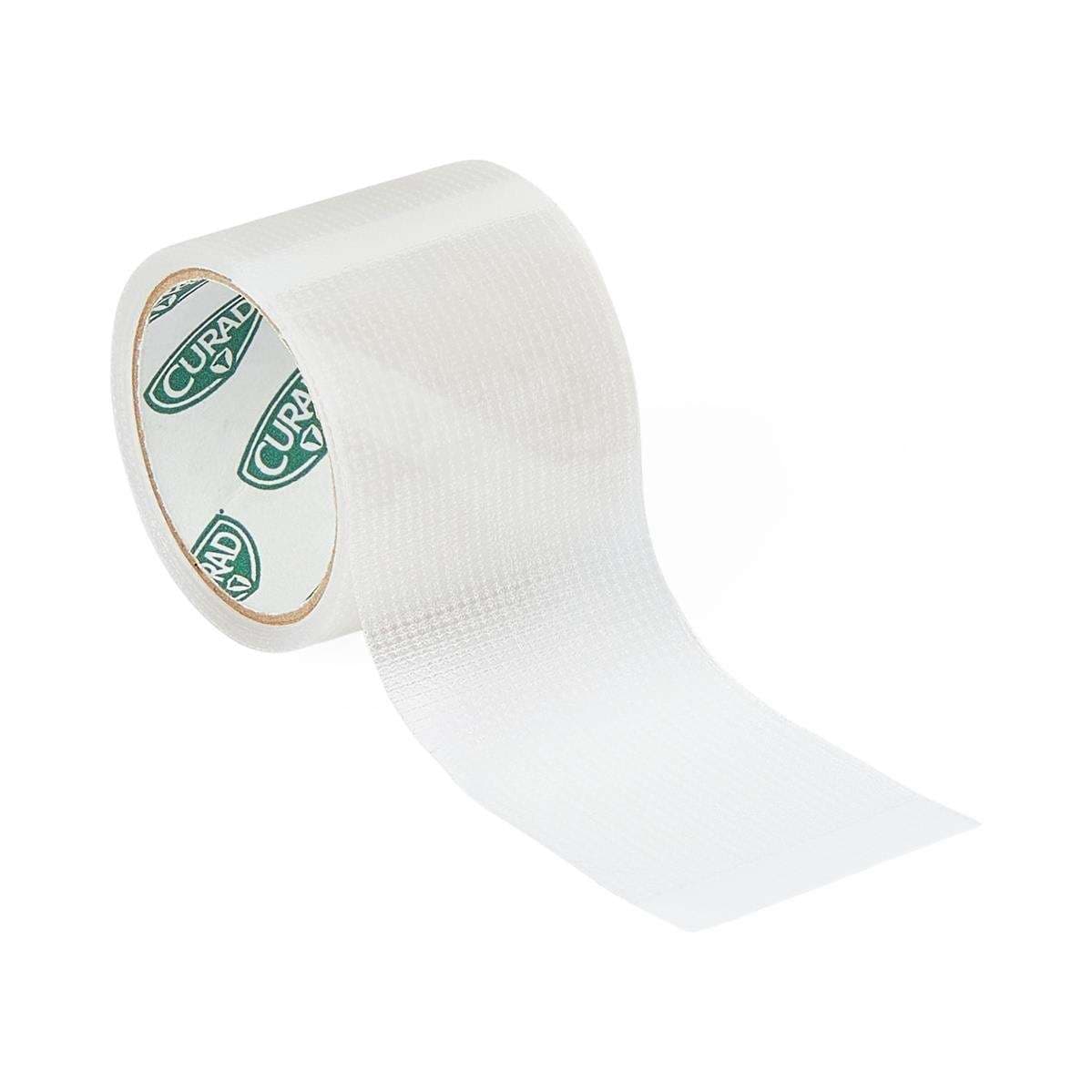 Curad Transparent Adhesive Plastic Tape, 1 Inch x 1.5 Yard - Image 1