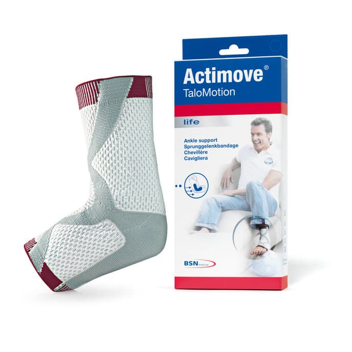 Actimove TaloMotion Ankle Support, Medium, Right, White - Image 1