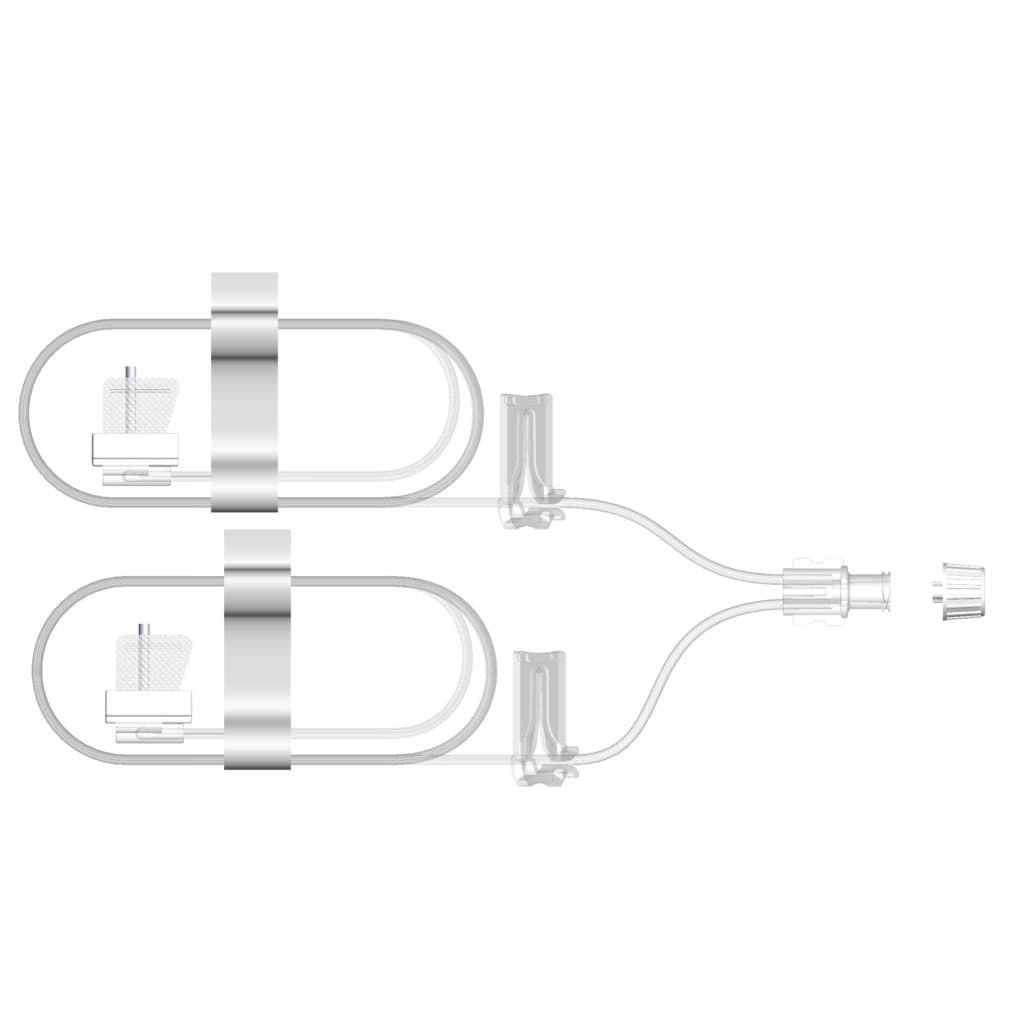 Sub-Q Subcutaneous Infusion Set, 12 mm, 24 Gauge - Box of 10 - Image 1