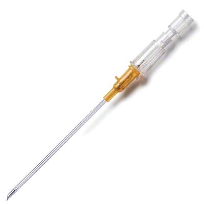 B. Braun Introcan Safety FEP Polymer Peripheral IV Catheter, 14 Gauge x 1.25"L - Box of 50 - Image 1