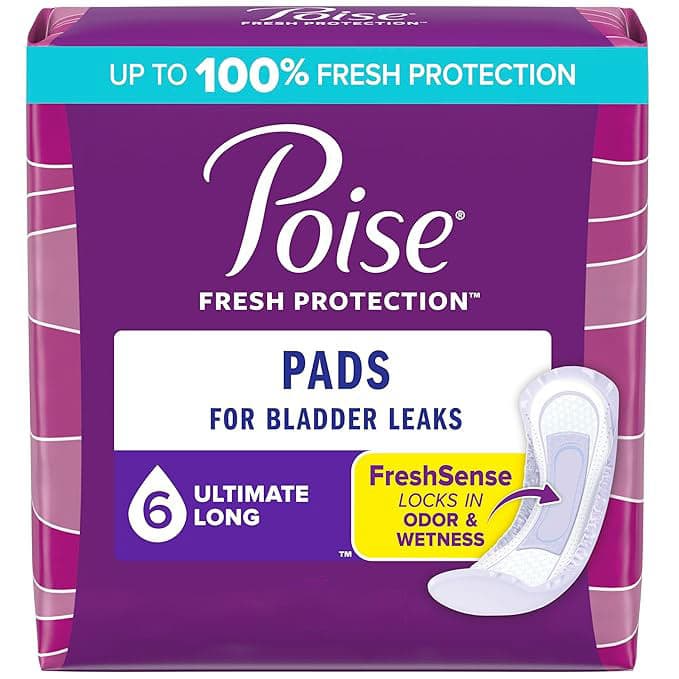 Poise Fresh Protection Bladder Control Pad, Ultimate, Long - Case of 108 - Image 1