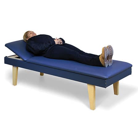 Hausmann 27" x 72" Recovery Couch with Adjustable Headrest