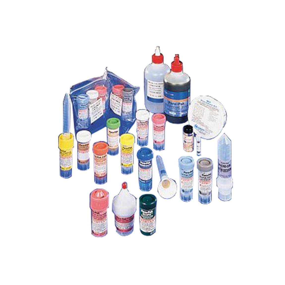 Para-Pak 2-Vial Specimen Collection and Transport Kit for Stool Sample, 15 mL - Case of 120 - Image 1