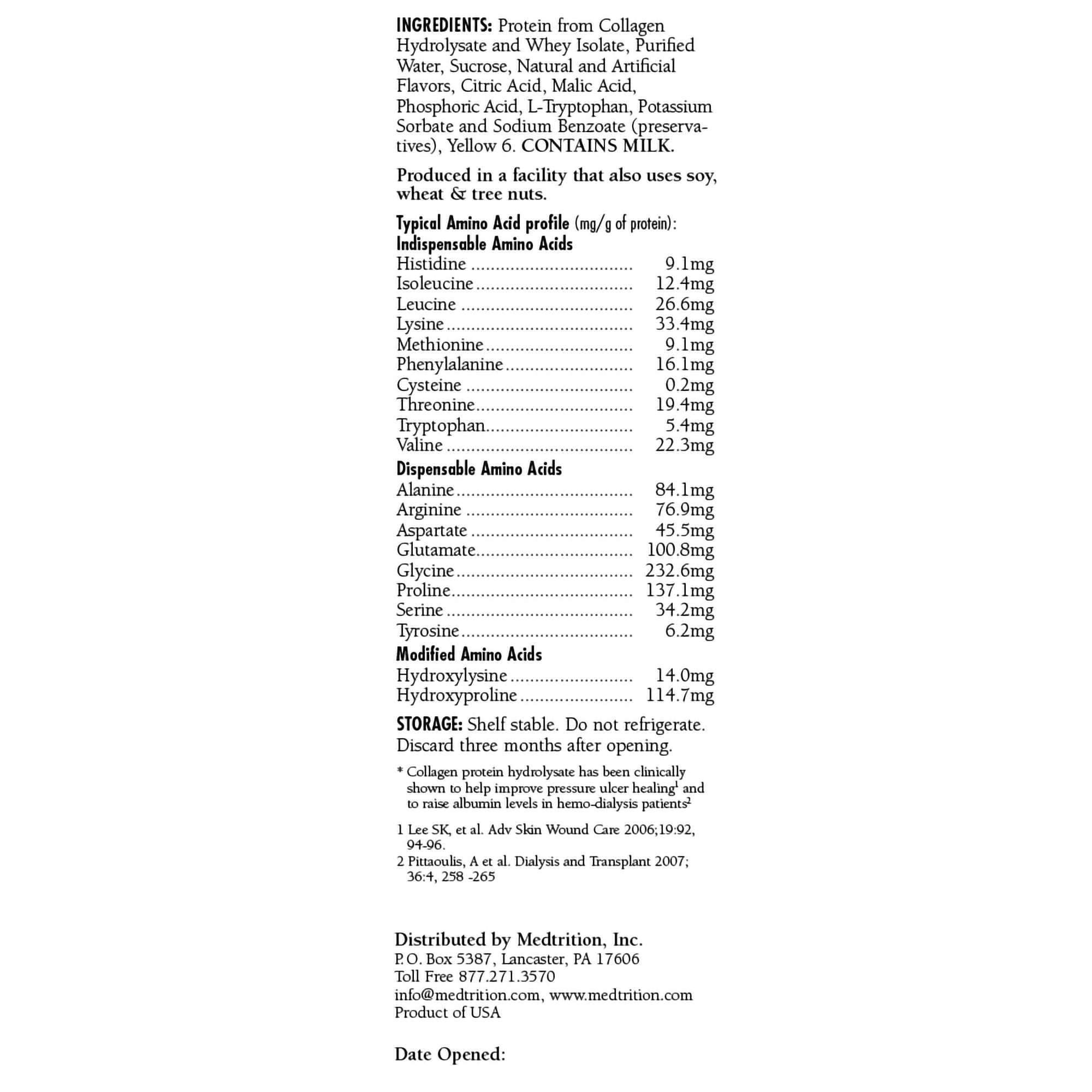 ProSource Plus Protein Supplement, Orange Creme, 32 oz - Case of 4 - Image 2