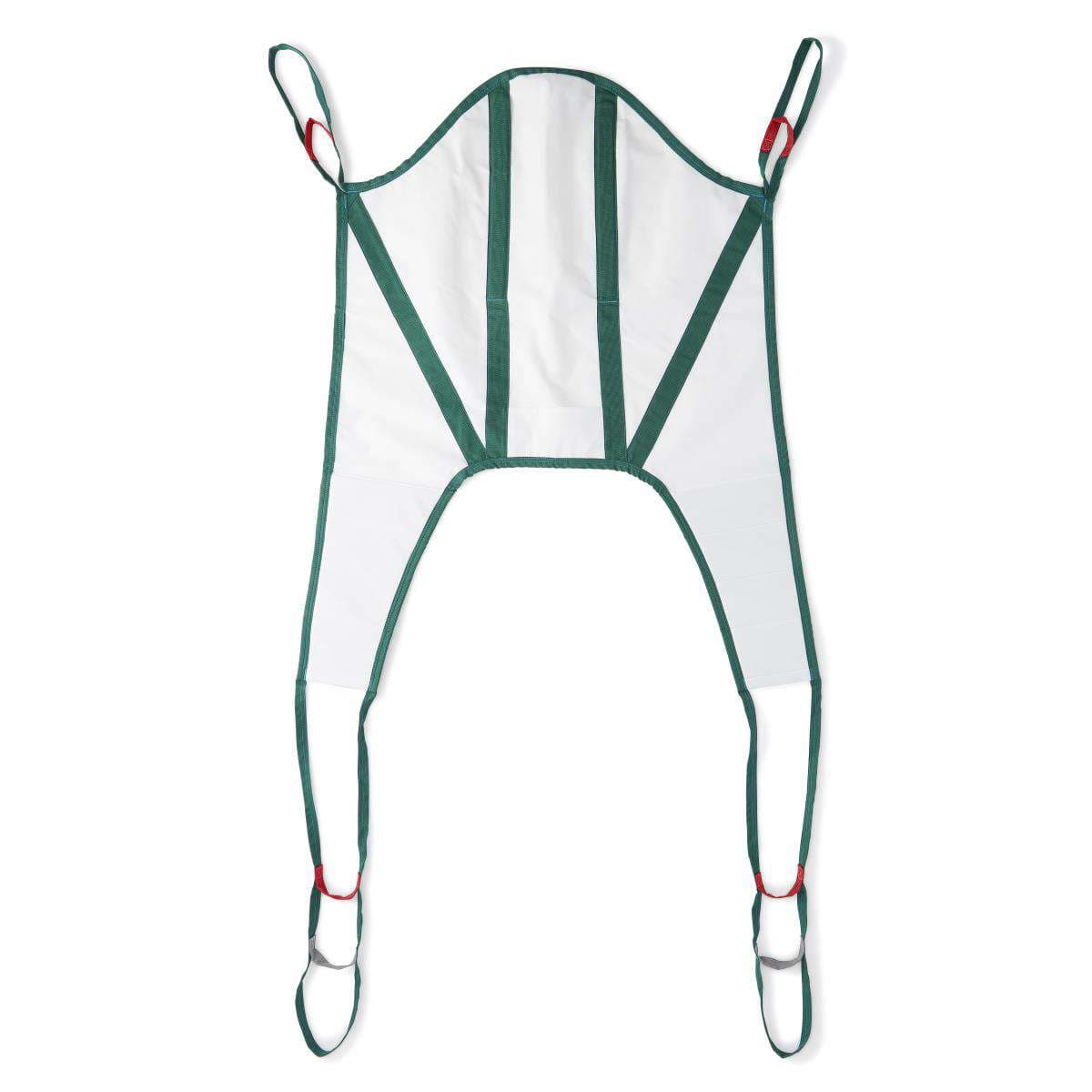 Medline Disposable 2-Point U-Shaped Patient Sling with Head Support, Large - 10/Case - Image 1
