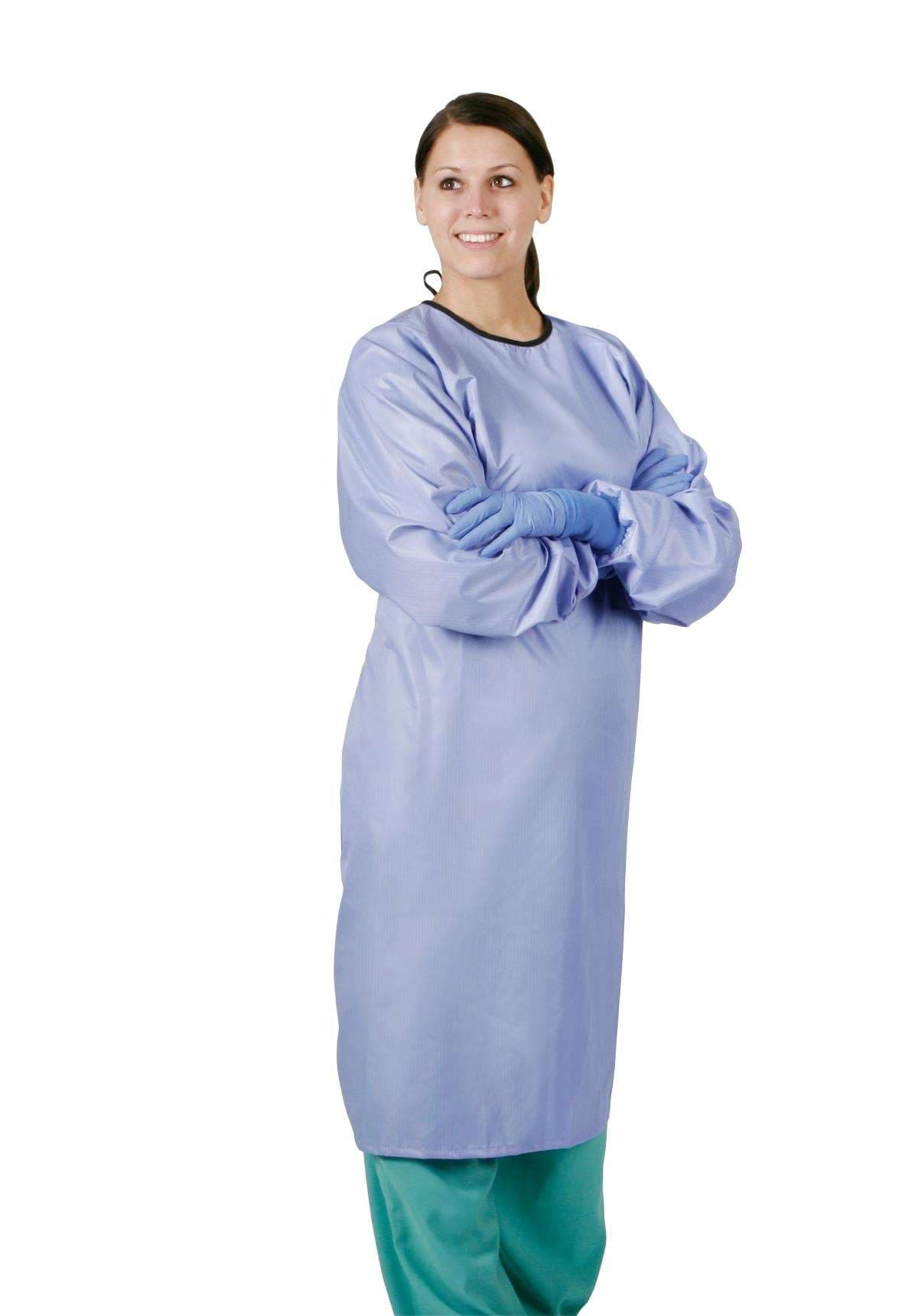 Medline Blockade Backless Cover Gowns, Medium - Image 1