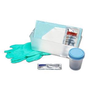 Medline Intermittent Catheterization Trays with Vinyl Catheter, PVP Swabstick, CSR Wrapped Tray - Each - Image 1
