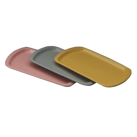 Medegen Disposable Service Tray, Dusty Rose, 6 X 9 Inch - Each - Image 1