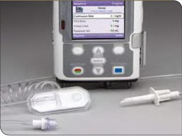 CADD IV Pump Set With Filter, Male Luer Connector, Flow Stop, Clamp, Without Port, 3.3 mL - Each - Image 1