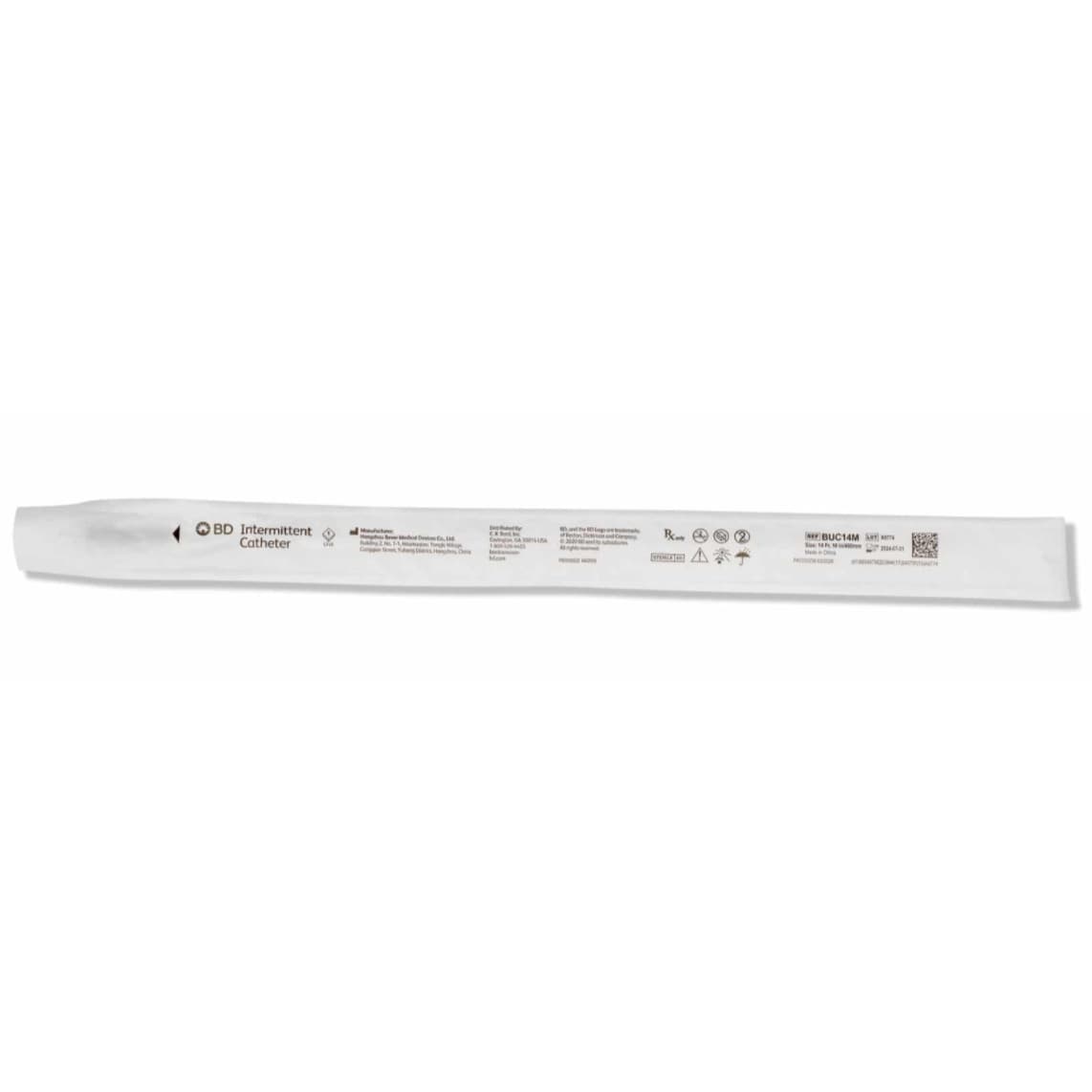 BD Intermittent Coude Catheter, 16 Fr, 16" - Case of 30 - Image 1