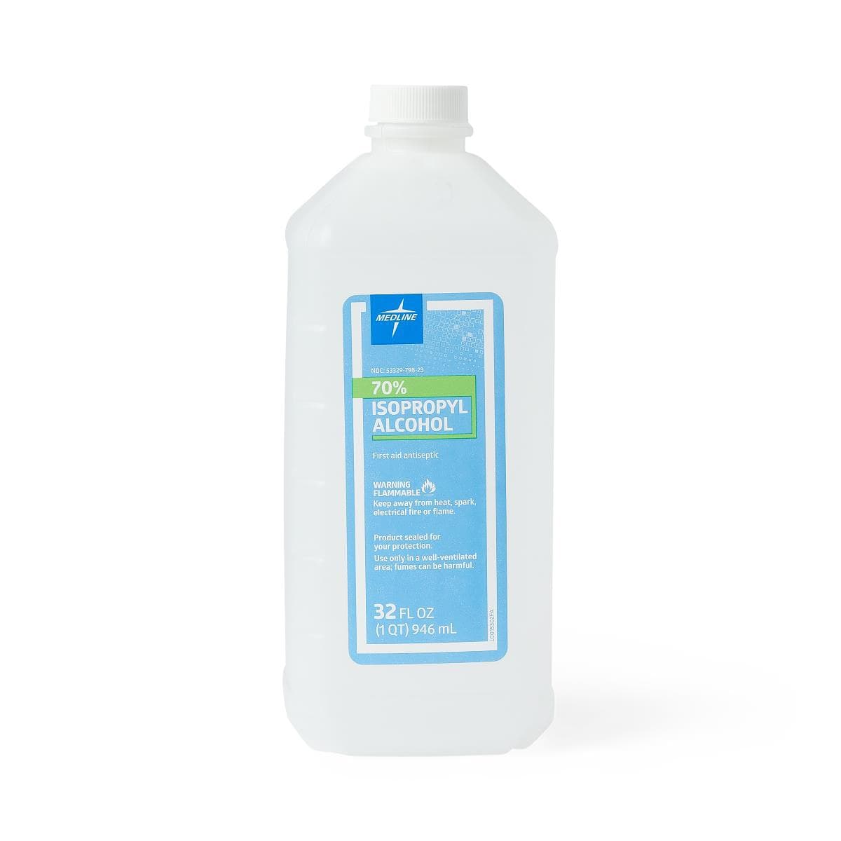 Medline Isopropyl Rubbing Alcohol, 70% Strength, 32 oz - Image 1