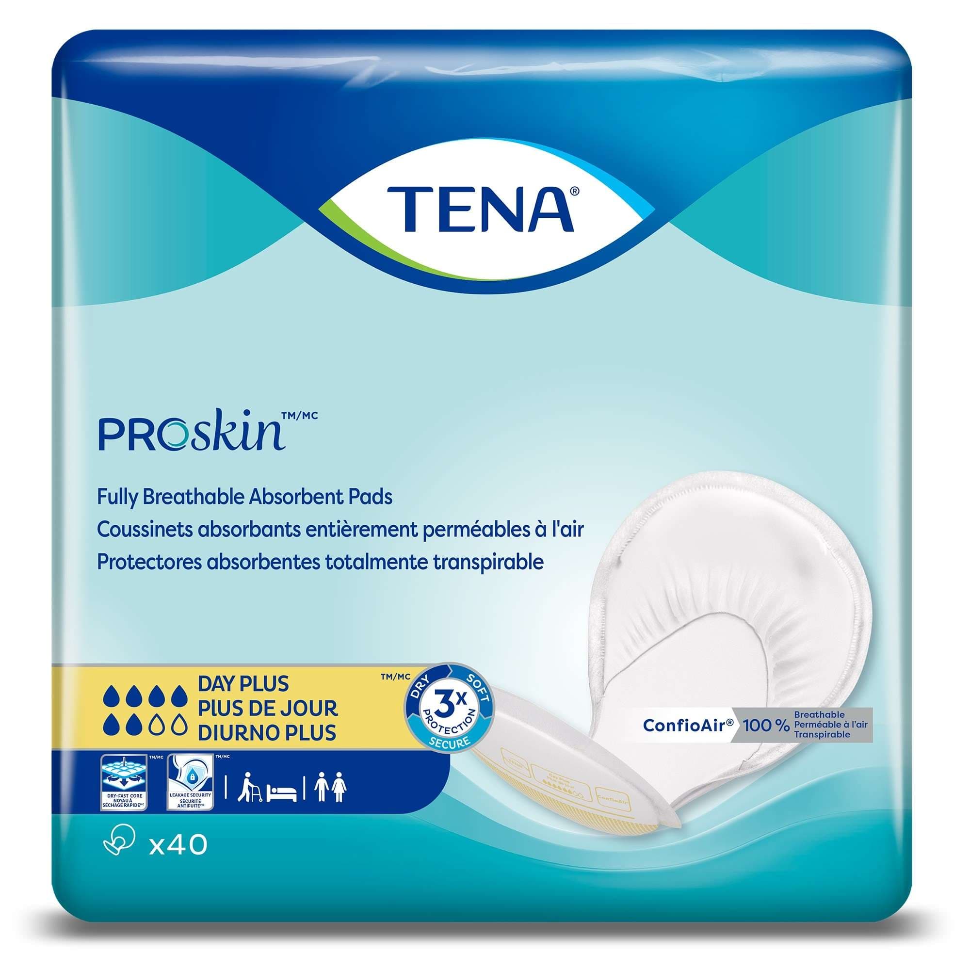 TENA Day Plus Heavy Absorbency Pads - Package of 40 - Image 1