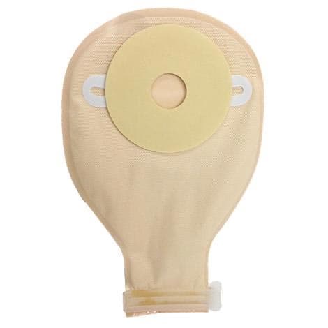 Nu-Hope Opaque Brief Drainable Pouch, Convex, 1-1/8 Inch, with 3" pad - Box of 10 - Image 1