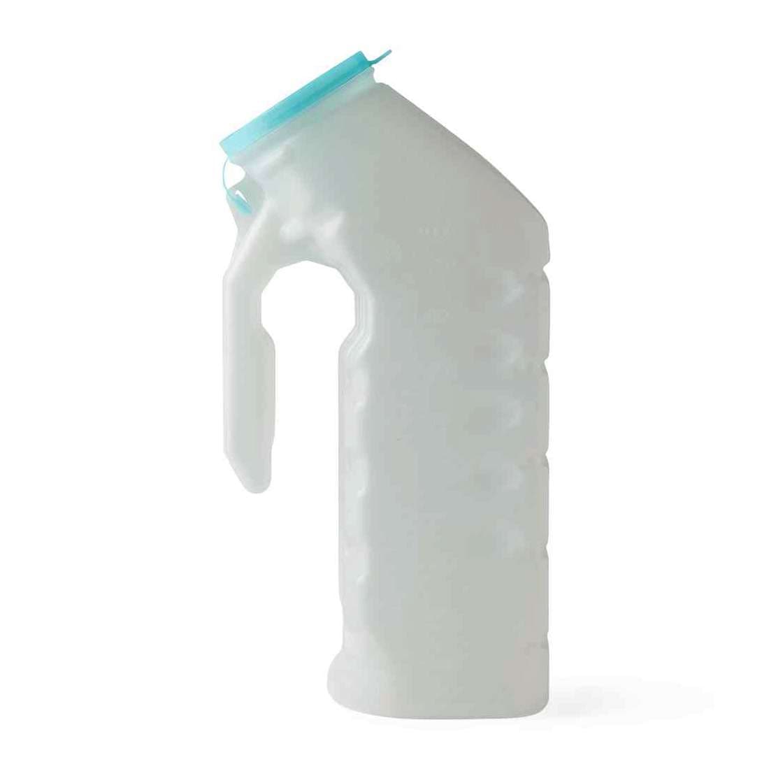 Medline Deluxe Male Urinal with Glow-in-the-Dark Lid, 32 oz - Each - Image 1