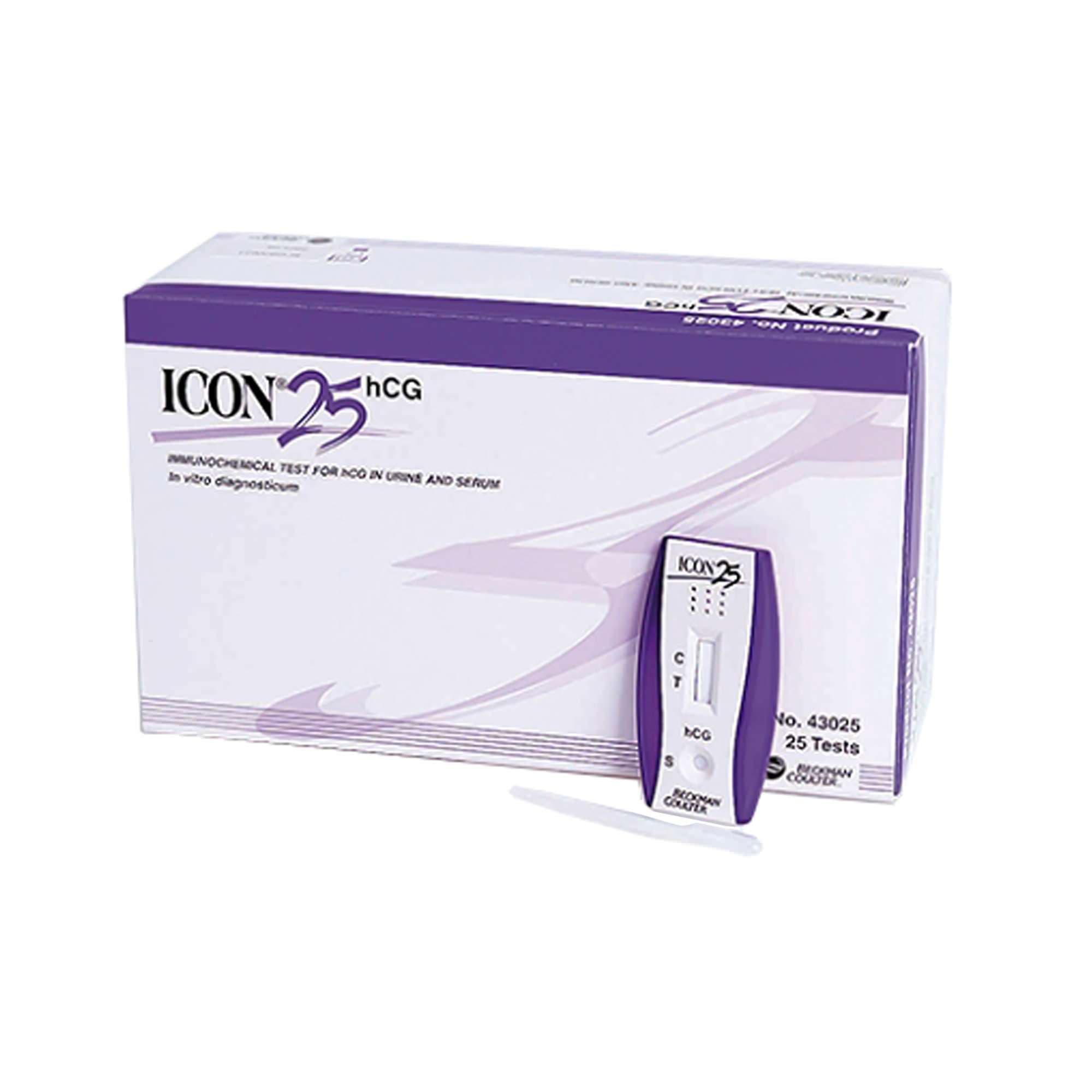 Icon 25 hCG Pregnancy Test Kit - Box of 25 - Image 1