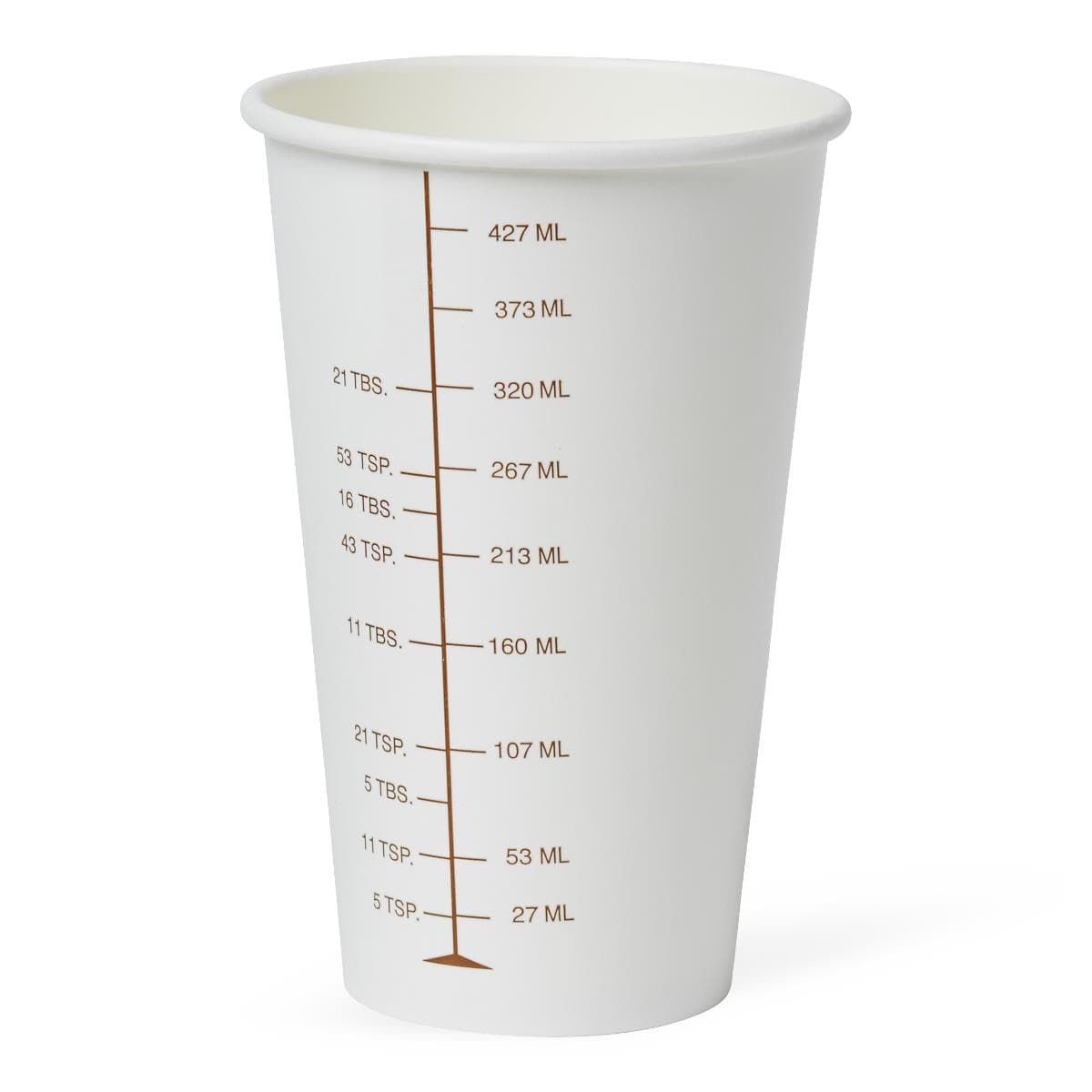 Medline Graduated Disposable Paper Drinking Cup, 16 oz - Case of 1000 - Image 1