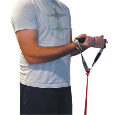 CanDo Exercise Band Accessory, Foam Padded Adjustable Sports Handle - Box of 10 - Image 1
