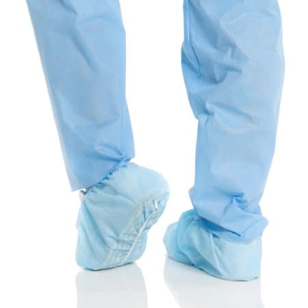 X-tra Traction Shoe Cover, Blue, One Size Fits Most - Package of 100 - Image 1
