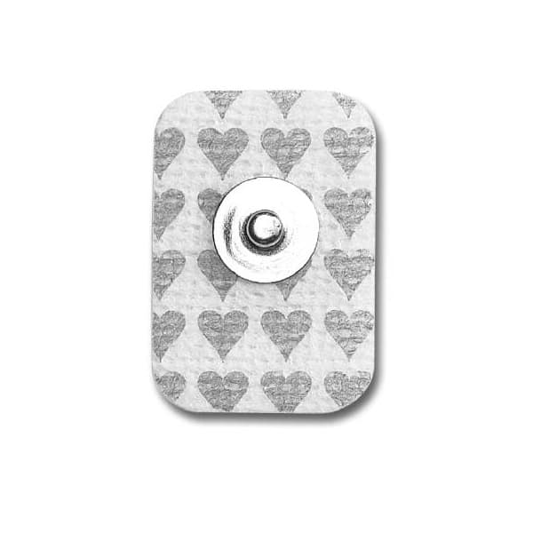 Conmed ECG Monitoring Electrode, Cloth Backing, 9/10 x 1-1/4 Inch - Case of 300 - Image 1