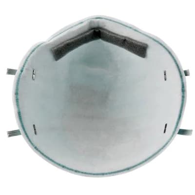 3M Particulate Respirator and Surgical Mask, Adjustable Noseclip - Image 2