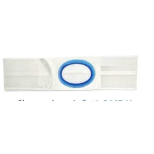 Nu-Hope 8" Right Cool Comfort Flat Panel Ostomy Support Belt, Extra Large, 3 inch, White - Image 1