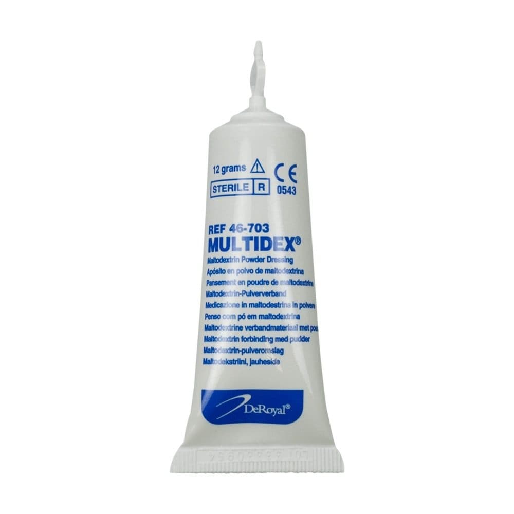 DeRoyal Multidex Maltodextrin Powder Wound Dressing, 12 Gram - Case of 30 - Image 1