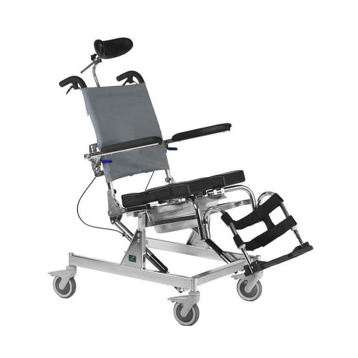 RAZ-AT Attendant Tilt  Mobile Shower Commode Chair - Image 2