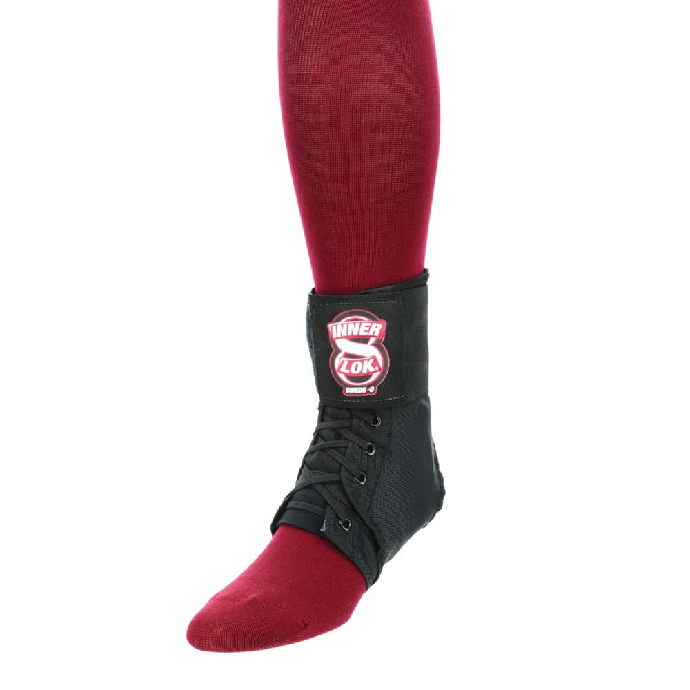 Swede-O Inner Lok 8 Ankle Brace, X-Small, Black - Image 1