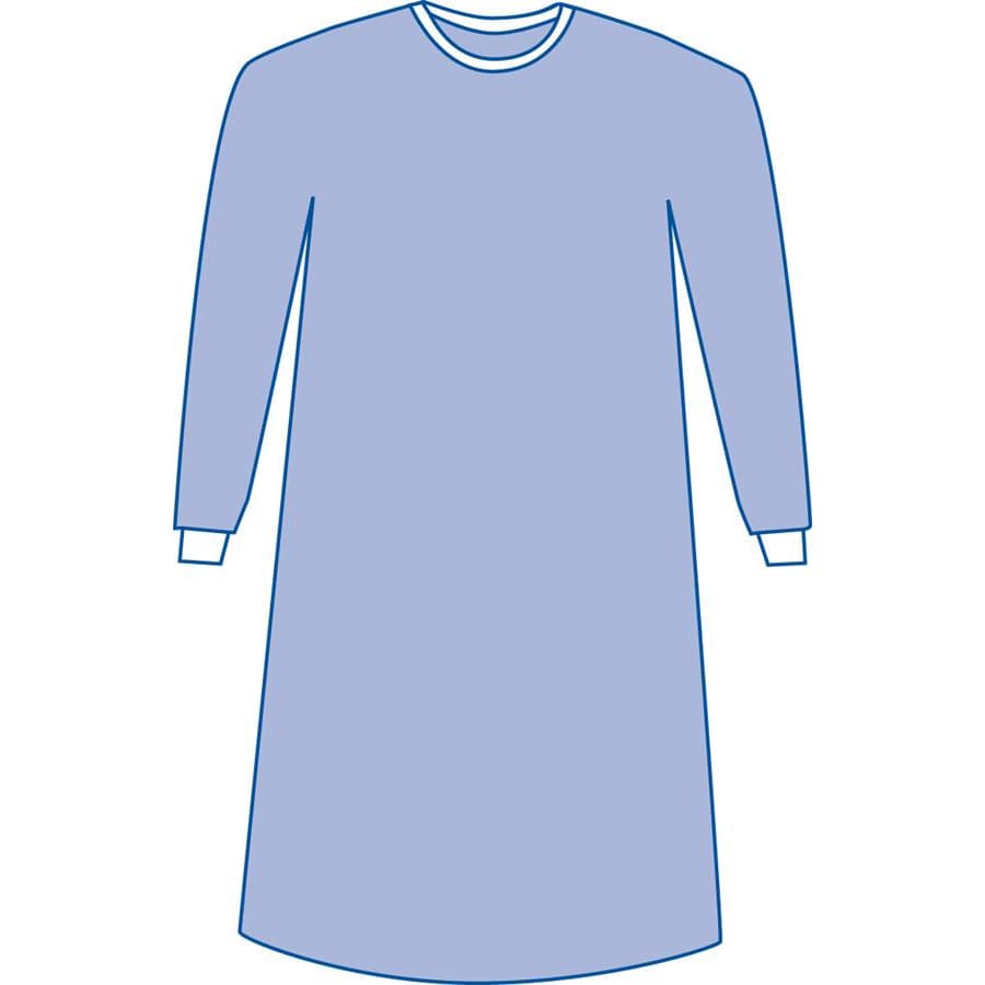 Medline Nonsterile Nonreinforced SMS Gowns - Image 2