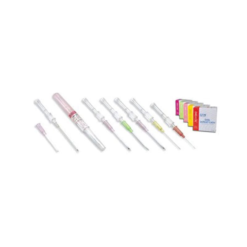 Safelet Peripheral IV Catheter 1 Inch - Box of 50 - Image 1