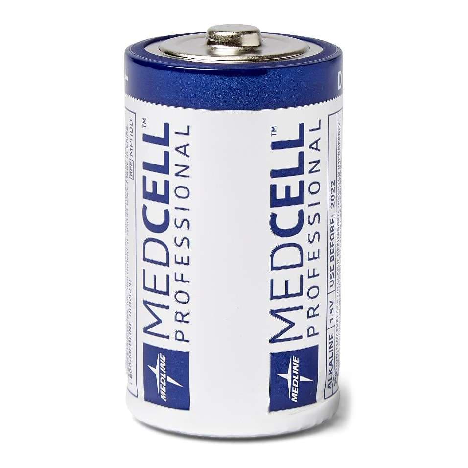 Medline MedCell Alkaline Batteries, 1.5v,D - Case of 72 - Image 1