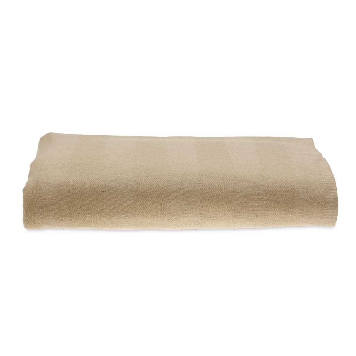 Medline Herringbone Spread Blanket, Cappuccino Beige, 70" x 108" - Image 1
