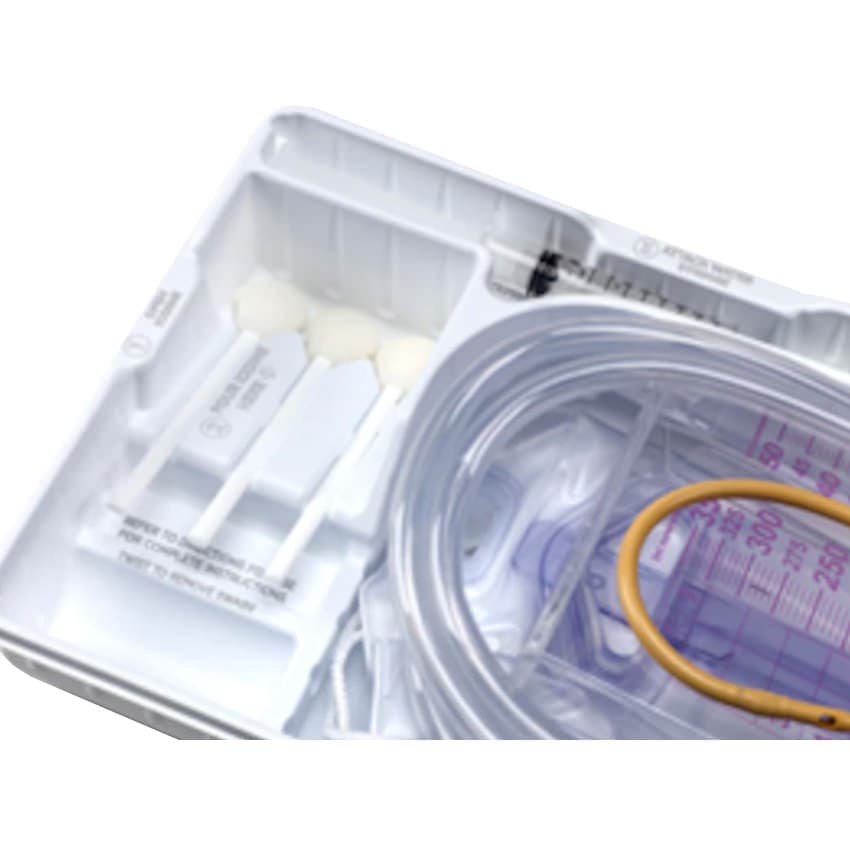 Lubricath SureStep Foley Catheterization Tray, 14 Fr - Case of 10 - Image 1