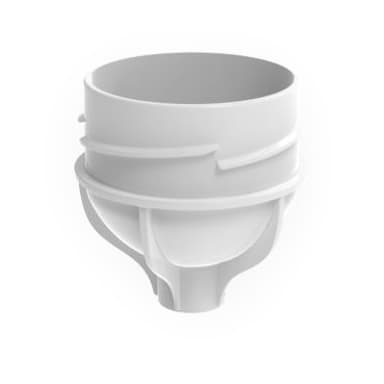 Kiinde Medical Breast Milk Storage Pouch Adapter, Wide Mouth - Package of 4 - Image 1