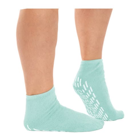 Suregrip Unisex Terry Slipper, 2X-Large, Green - Pair - Image 1