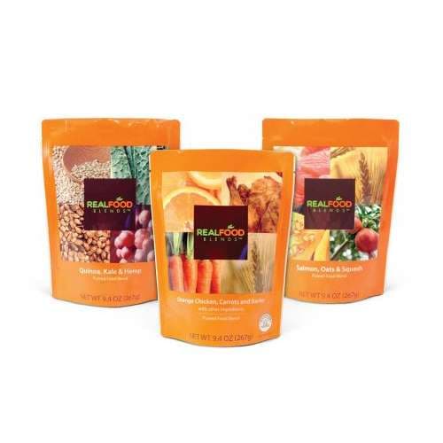 Real Food Blends Ready to Use Tube Feeding Formula Variety Pack, Chicken, Salmon and Quinoa - Case of 12 - Image 1