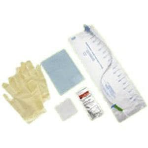 Rusch MMG Intermittent Catheter Closed System Kit, 14 Fr, with gloves - Each - Image 1
