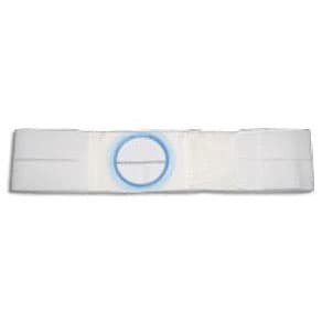 Nu-Hope 3" Flat panel Ostomy Support Belt Without Prolapse Flap, 2-5/8" White, Small - Each - Image 1