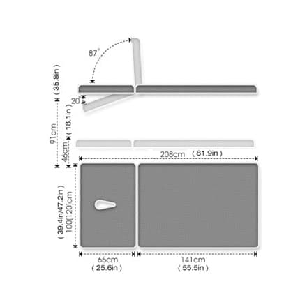 Everyway4all CA160 2-Section Bobath table - Image 5