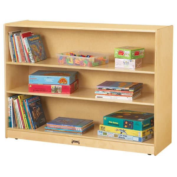 Jonti-Craft super-sized adjustable mobile straight-shelf - Image 2