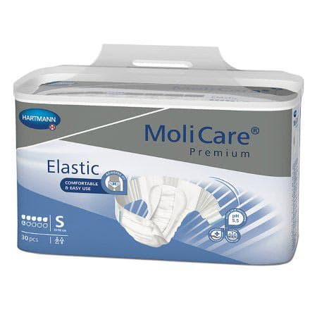 MoliCare Premium Elastic 6D Incontinence Briefs, Small - Package of 30 - Image 1
